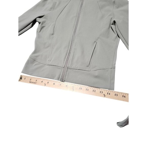 90 DEGREE By Reflex Full Zip Jacket Women Small Stretch Running Yoga Green - Picture 4 of 8